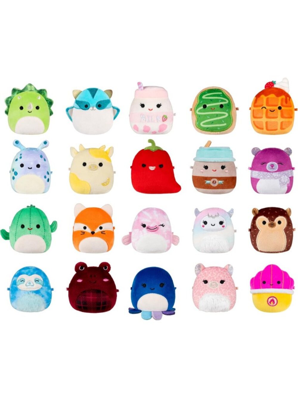 20-Pack Original Micromallows Plush Stuffed Animals - Soft, Cuddly Collectibles